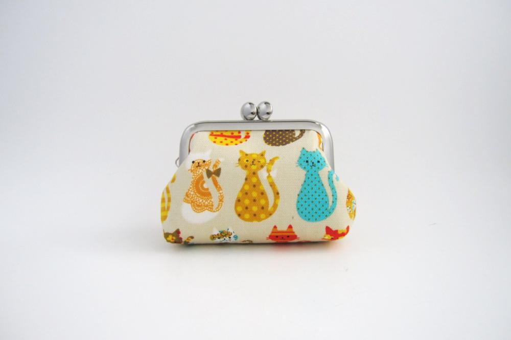 Frame Coin Purse- Mini Jewelry Case With Ring Pillow- Kawaii Cats